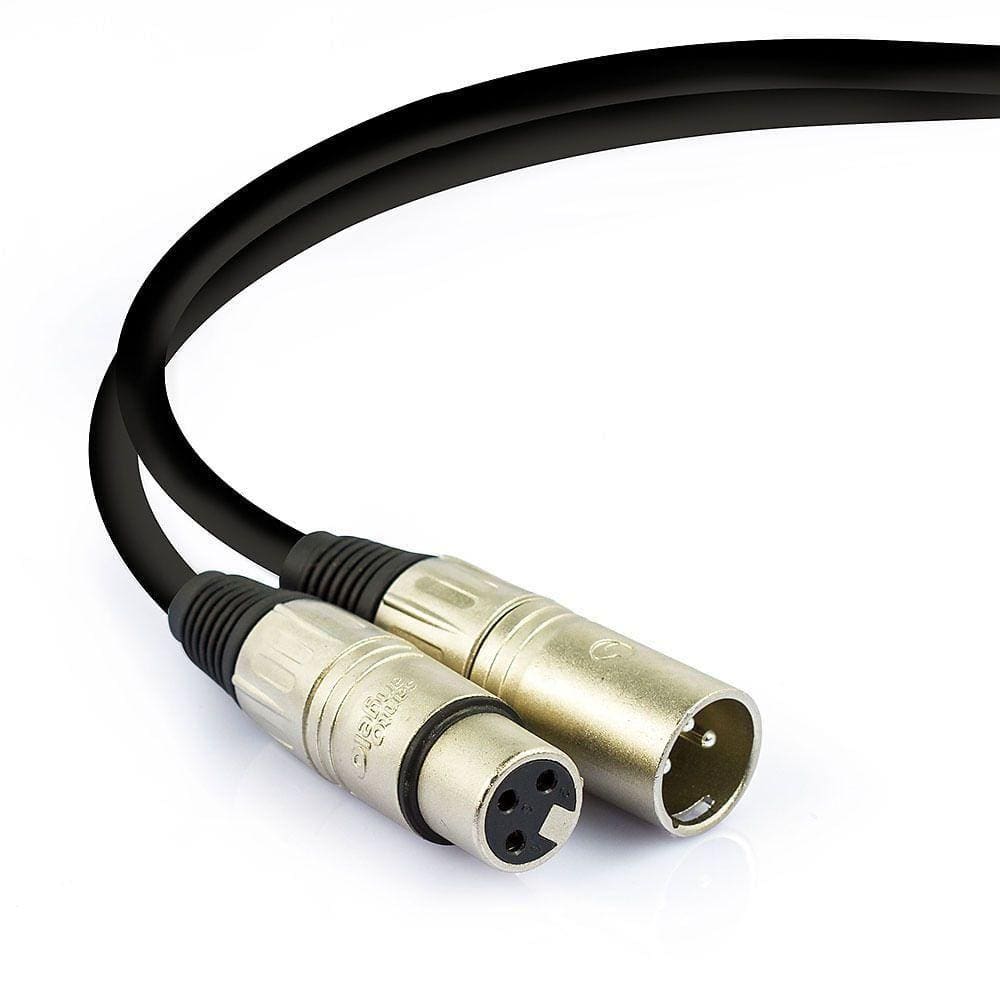 Cabo De Microfone Balanceado Xlr Macho Para Xlr Femea Santo Angelo - 15 Metros