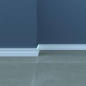 Rodape De Eva Autocolante Branco 5,0Cm X 1,0Cm Rp16 5M