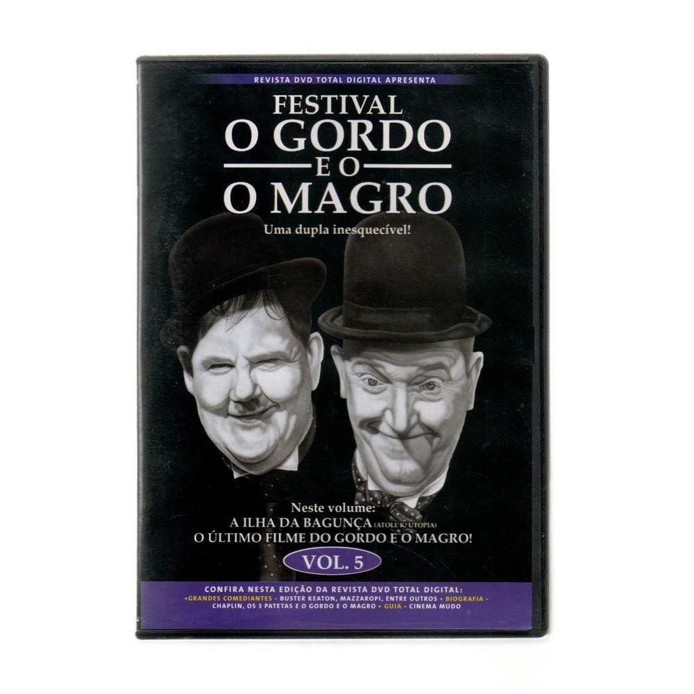 Dvd Festival O Gordo E O Magro
