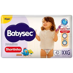 Fralda Descartável Babysec Galinha Pintadinha Hiper XXG 42 Unidades
