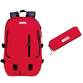 Kit Mochila de Costas + Estojo Marvel Sport Vermelha REF: 49172 E 49171 DMW