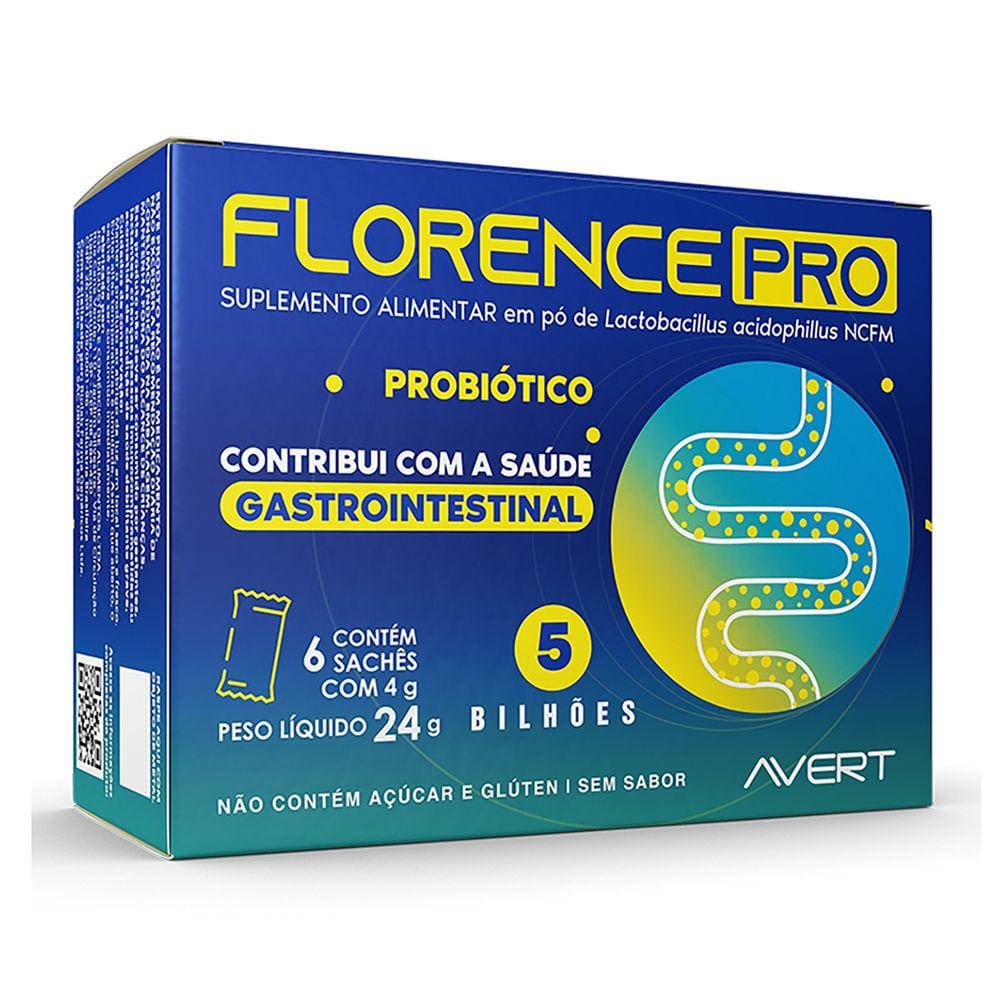 Suplemento Alimentar Florence Pro com 6 Sachês