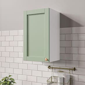 Aéreo 1 Porta 40 cm Arizona CabeCasa MadeiraMadeira Branco/Menta