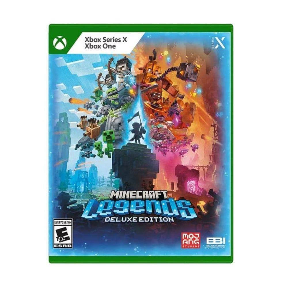 Jogo Minecraft Legends Deluxe Edition Xbox One Físico Novo