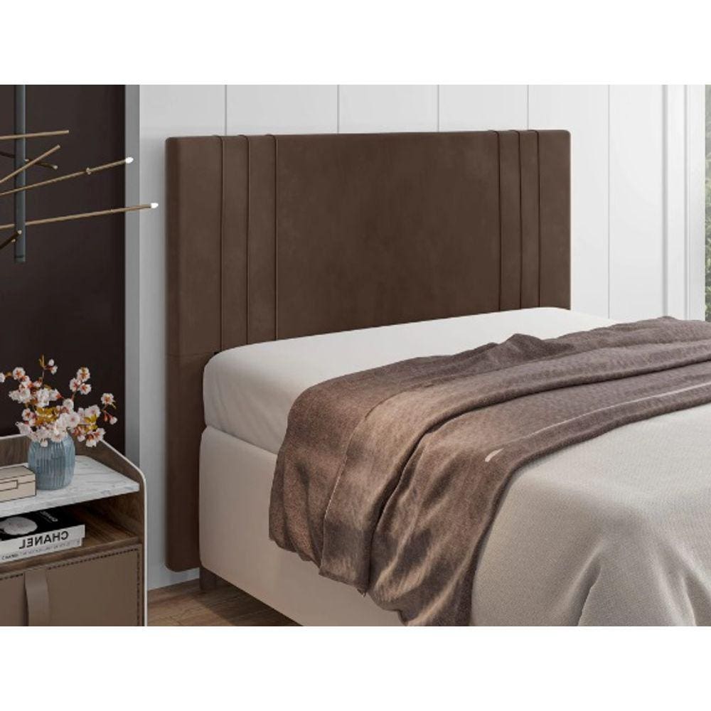 Cabeceira Queen 1,60 Italian Flex Ferrara Marrom