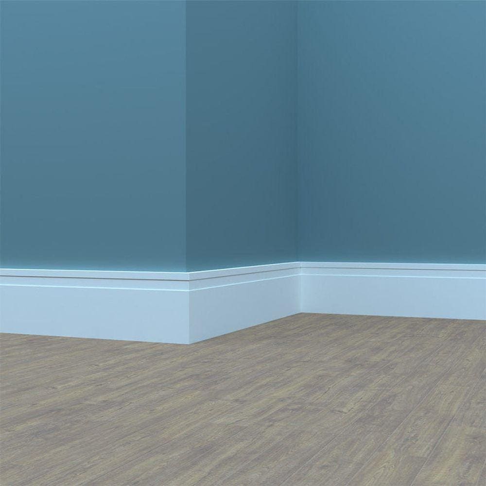Rodape De Eva Autocolante Branco 10Cm X 1,0Cm Rp16 5M