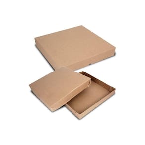 Caixa Salgadinho Parda 35x35 Com 25 Unidades