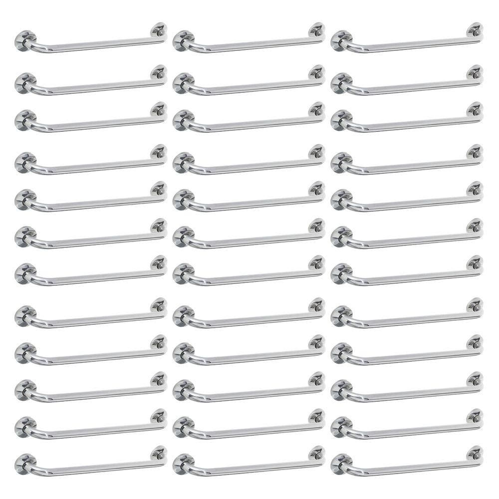 Alça de Apoio 60cm Barra Inox Kit 39 Unidades Acessibilidade Cadeirante Idoso Deficiente Banheiro