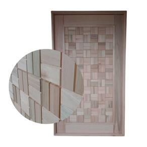 Porta Pivotante Veneza Madeira Eucalipto 2,13x0,87