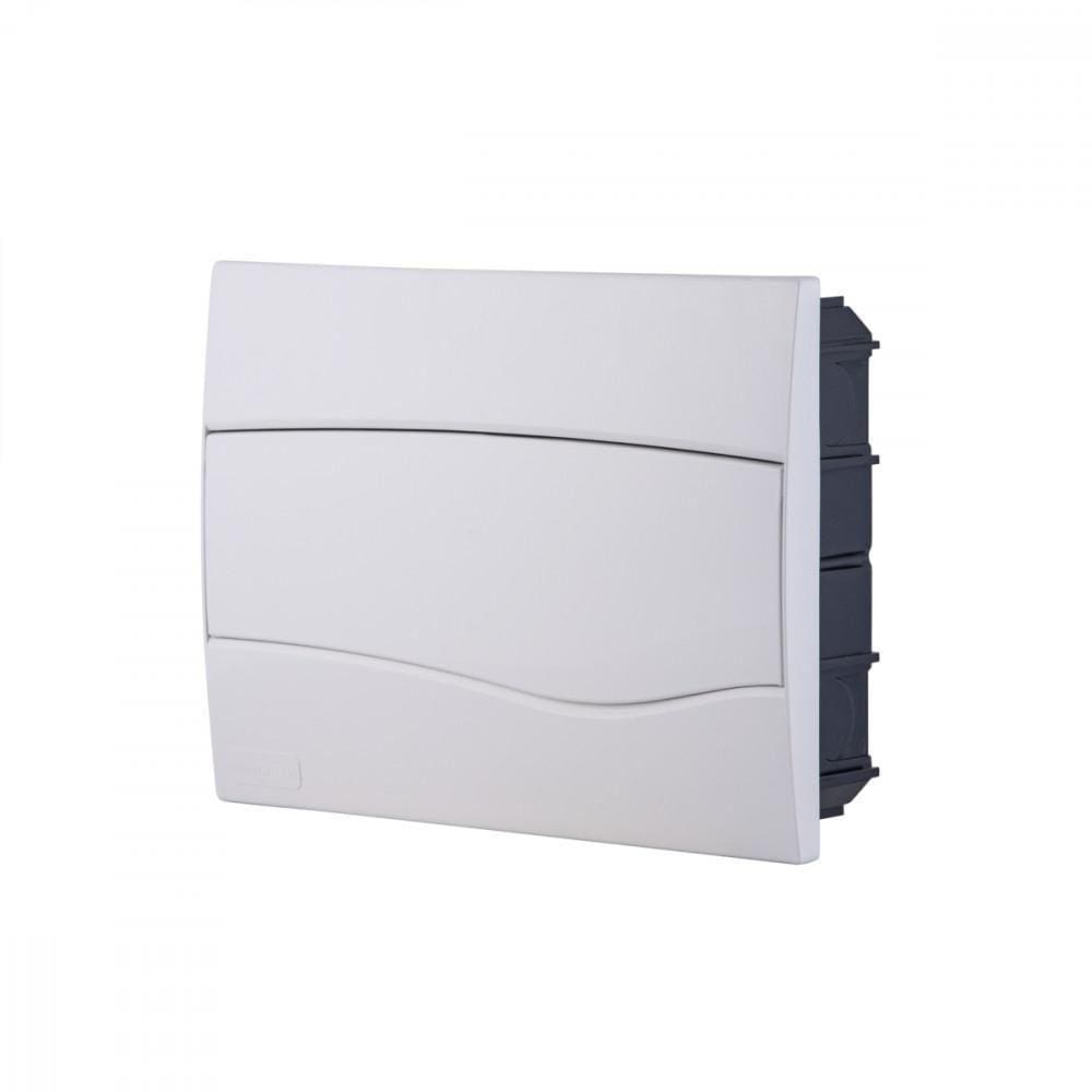 Quadro de Distribuição de Embutir 12 Din Ou 8 Nema