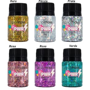 Glitter Gel Glow Power 35G - Colormake