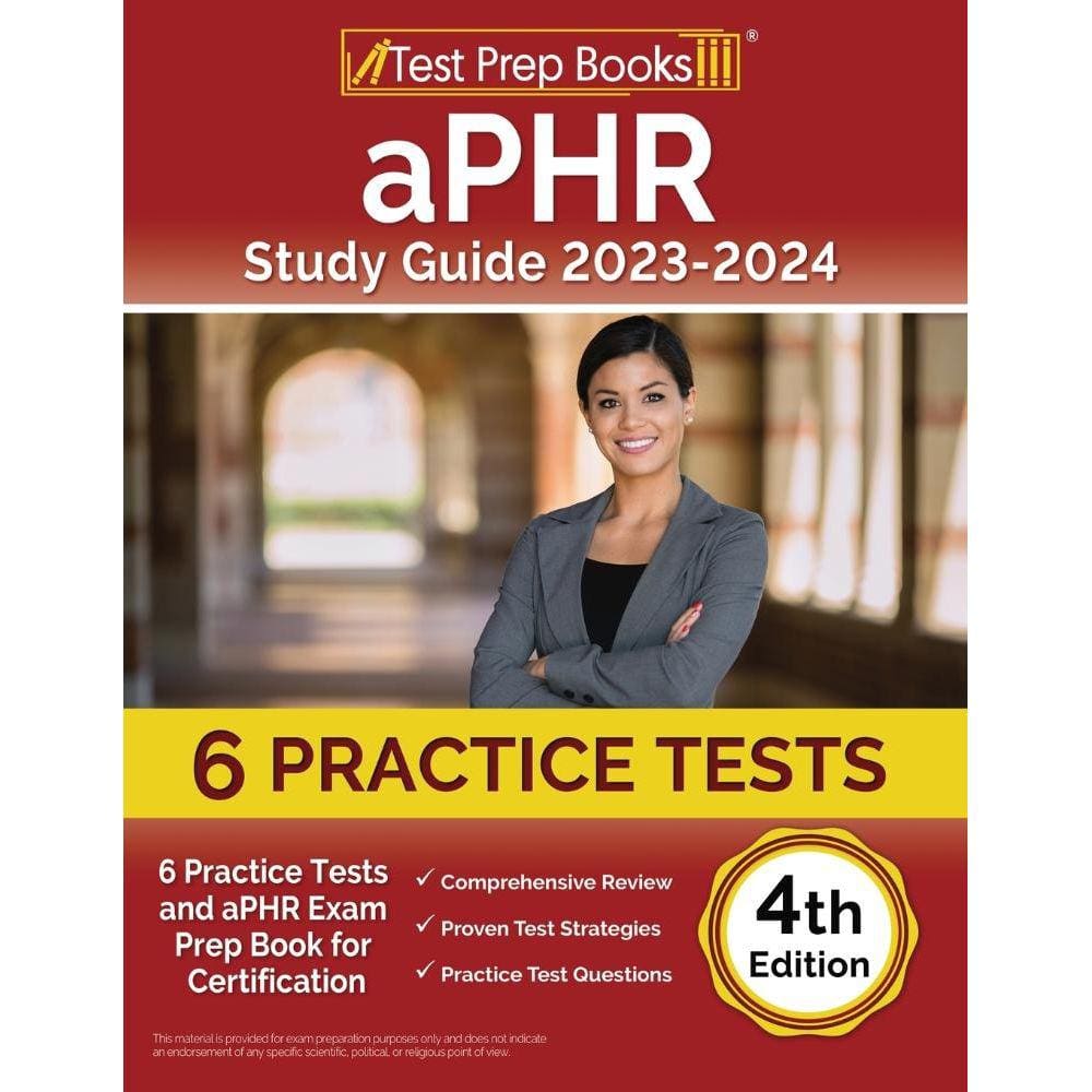 aPHR Study Guide 2023-2024