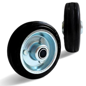 Roda Borracha Maciça 3 Polegada Rolamento Rolete Beltools