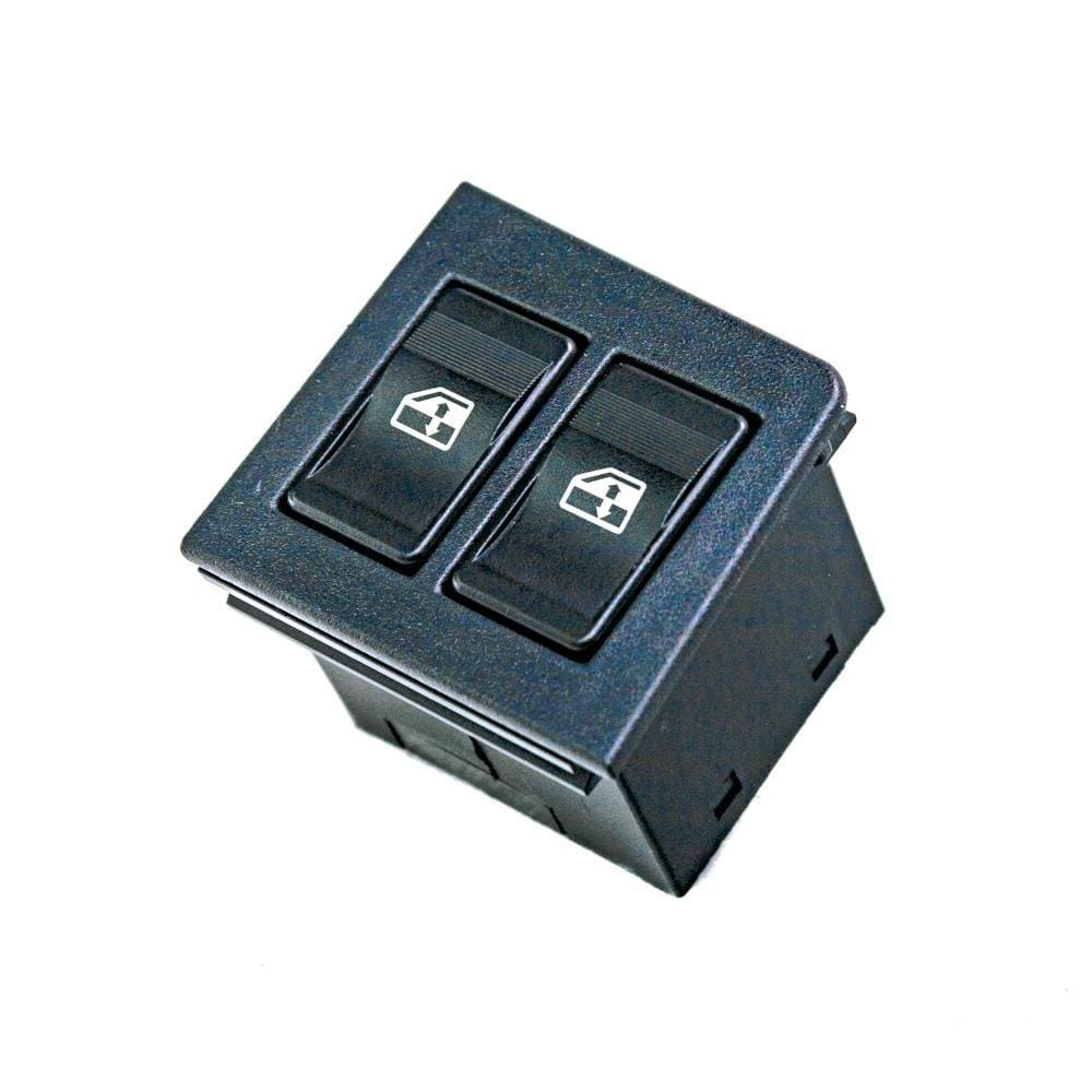 Botão Do Vidro Elétrico Uno Prêmio Elba Fiorino 1984 a 2004 Dianteiro Lado Motorista Led Verde 6 Vias - DNI2425