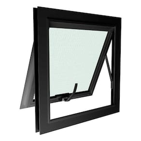 Janela Maxiar De Banheiro 50x50 Preto [f123]