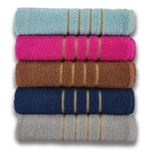 Kit 5 Toalhas De Banho Grossas Banhão 70 X 140 Montreal Beca Alta Absorção