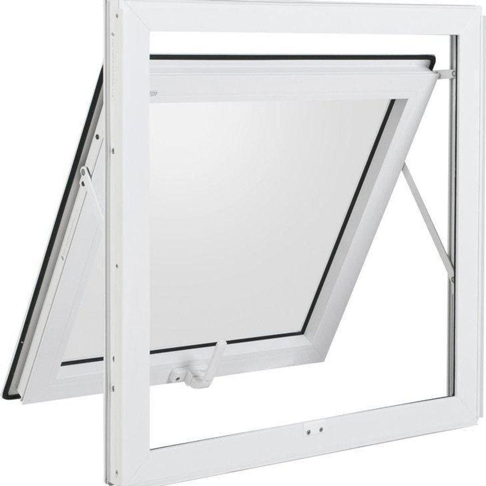Janela Maxiar De Banheiro Esquadrias Brasil 65x65 Branco [f123]