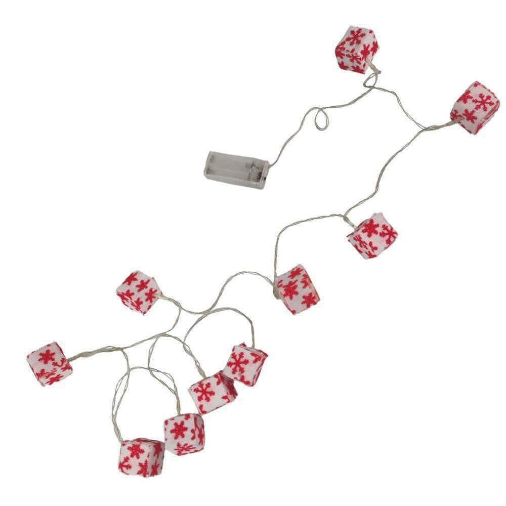 Pisca Pisca Natal Natalino Caixa Presente Leds Iluminaçao Decoraçao Casa Janela Empresa Casa