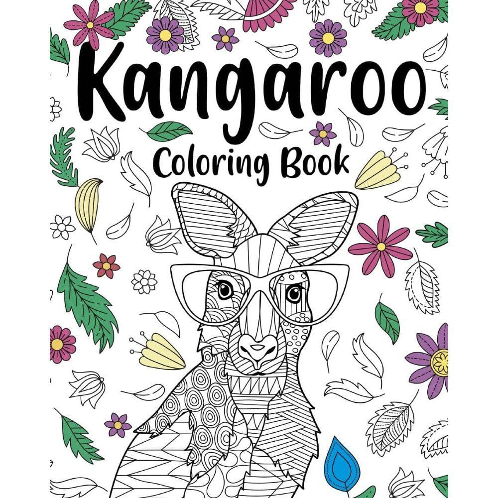 Kangaroo Coloring Book