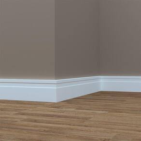 Rodape De Eva Autocolante Branco 7,0Cm 1,0Cm Rp16 5M