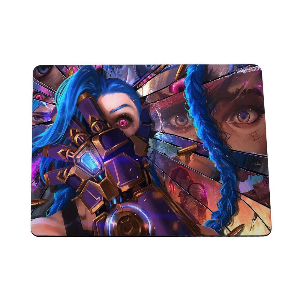Mouse Pad Grande PC Pers. LEAGUE OF LEGENDS LOL JINX 005