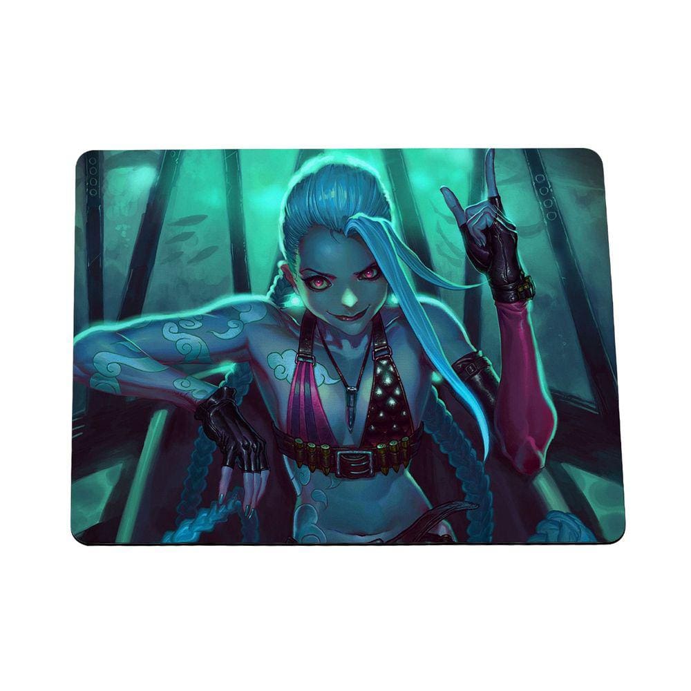 Mouse Pad Grande PC Pers. LEAGUE OF LEGENDS LOL JINX 004