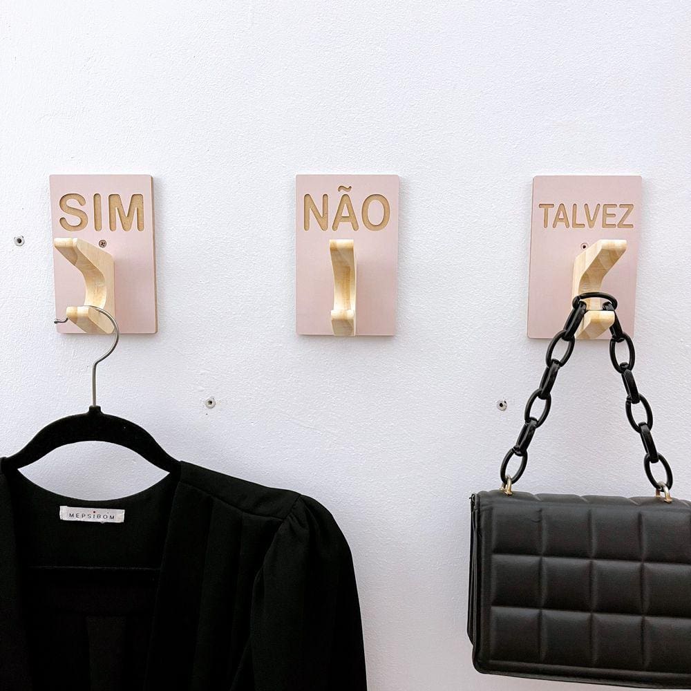 15 Ganchos Pendurador Provador loja roupas boho premium rosa