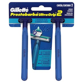 Aparelho de Barbear Descartável Gillette UltraGrip 2 c/ 2 Unidades