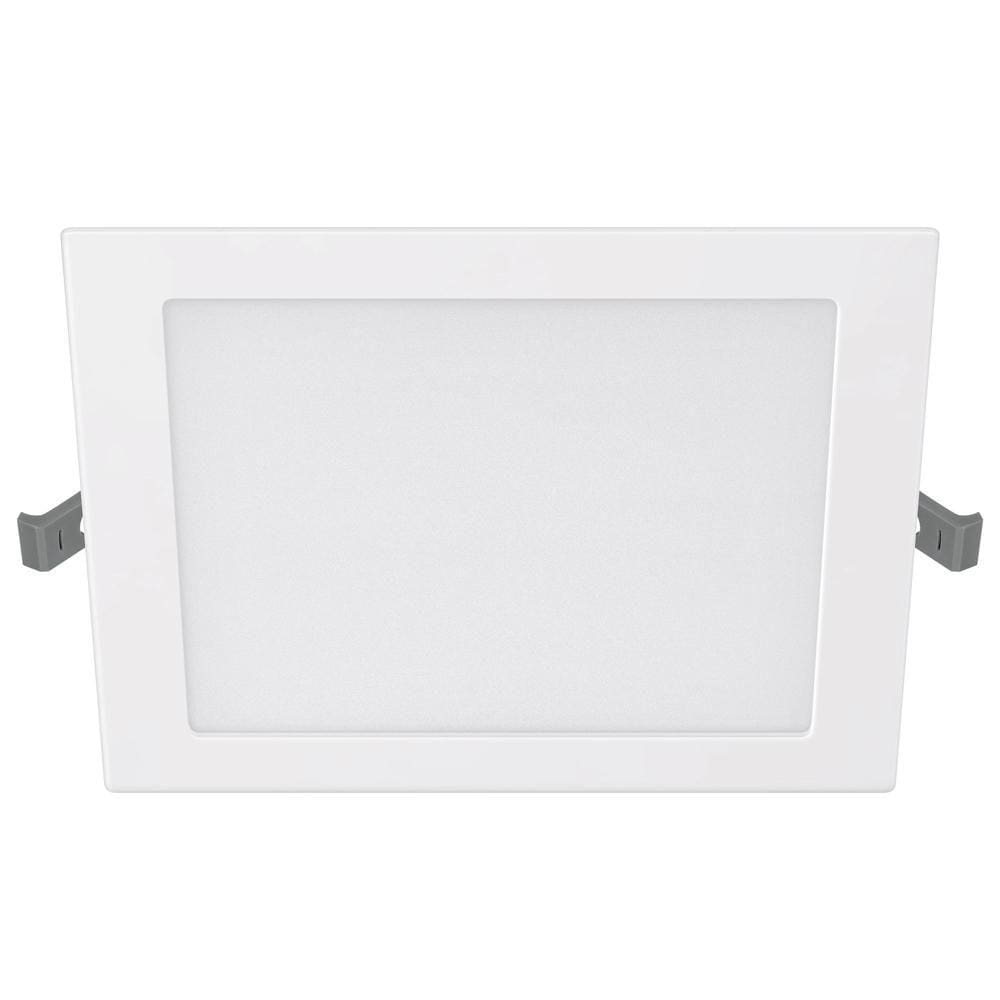 Plafon embutir Philips quadrado 18W branca 4000K BV 22x22