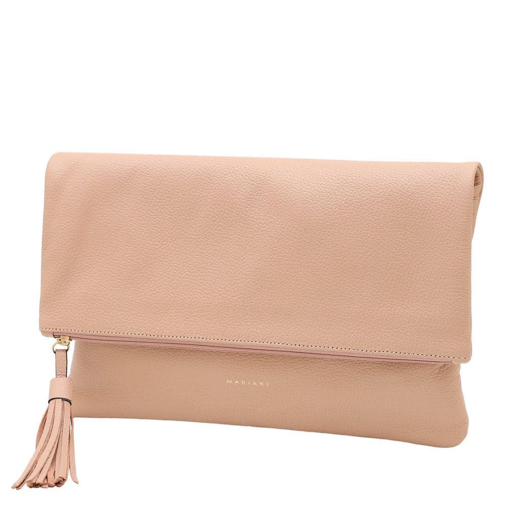 Bolsa Carteira Clutch Feminina Couro Bovino Mariart Hibisco