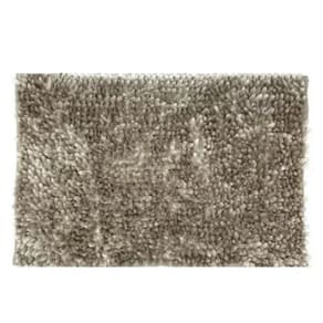 Tapete Microfibra Antiderrapante Rozac Bouclê Paris 45x65cm - BEGE