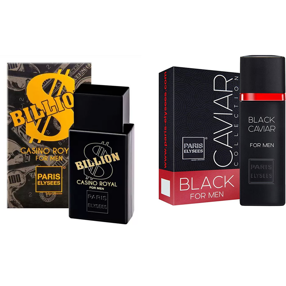 Kit 1 Cassino Royal + 1 Black Caviar Masculino 100ml