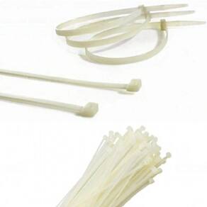 Abraçadeira De Nylon 1000 Uni Cinta Plastica Enforca Branco