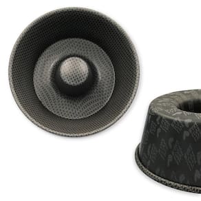 Forma Para Pudim Antiaderente Cinza 18Cm Com Furo No Meio