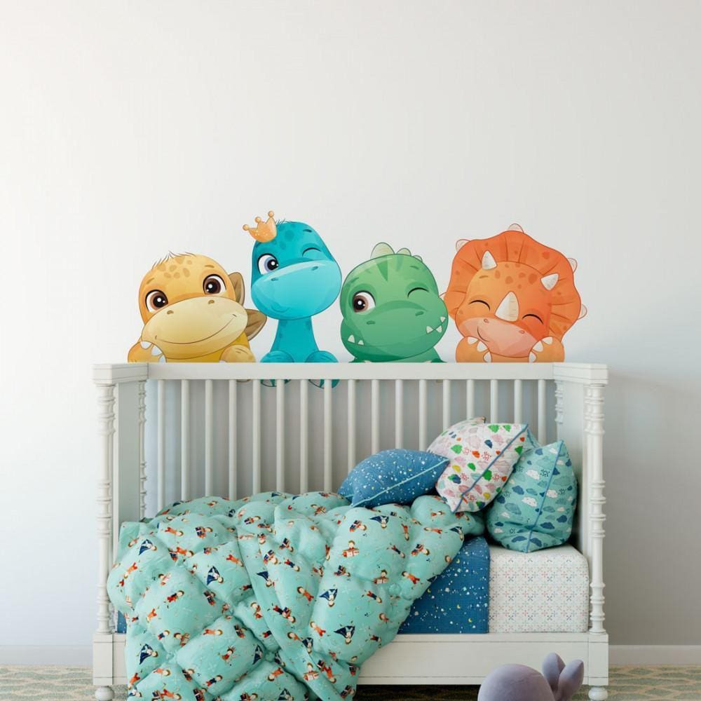 Adesivo De Parede Dinossauros Baby