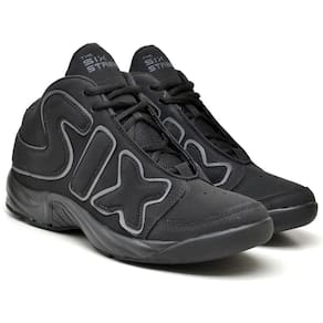 Tênis de Basquete Zoom Freak em Couro Numeros Especiais Grandes Estilo e Conforto Preto