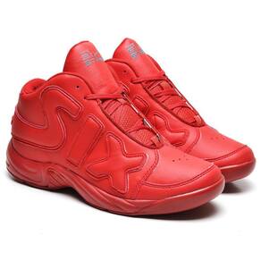 Tênis de Basquete Zoom Freak em Couro Numeros Especiais Grandes Estilo e Conforto Vermelho