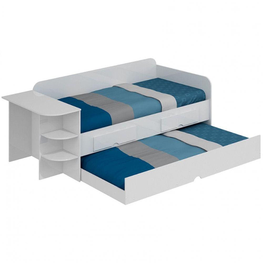 Sofá Cama Cimol Bibox Helena MDF com Escrivaninha