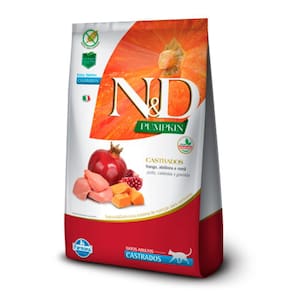 Ração N&D Pumpkin Gatos Adultos Castrado Frango 7,5kg