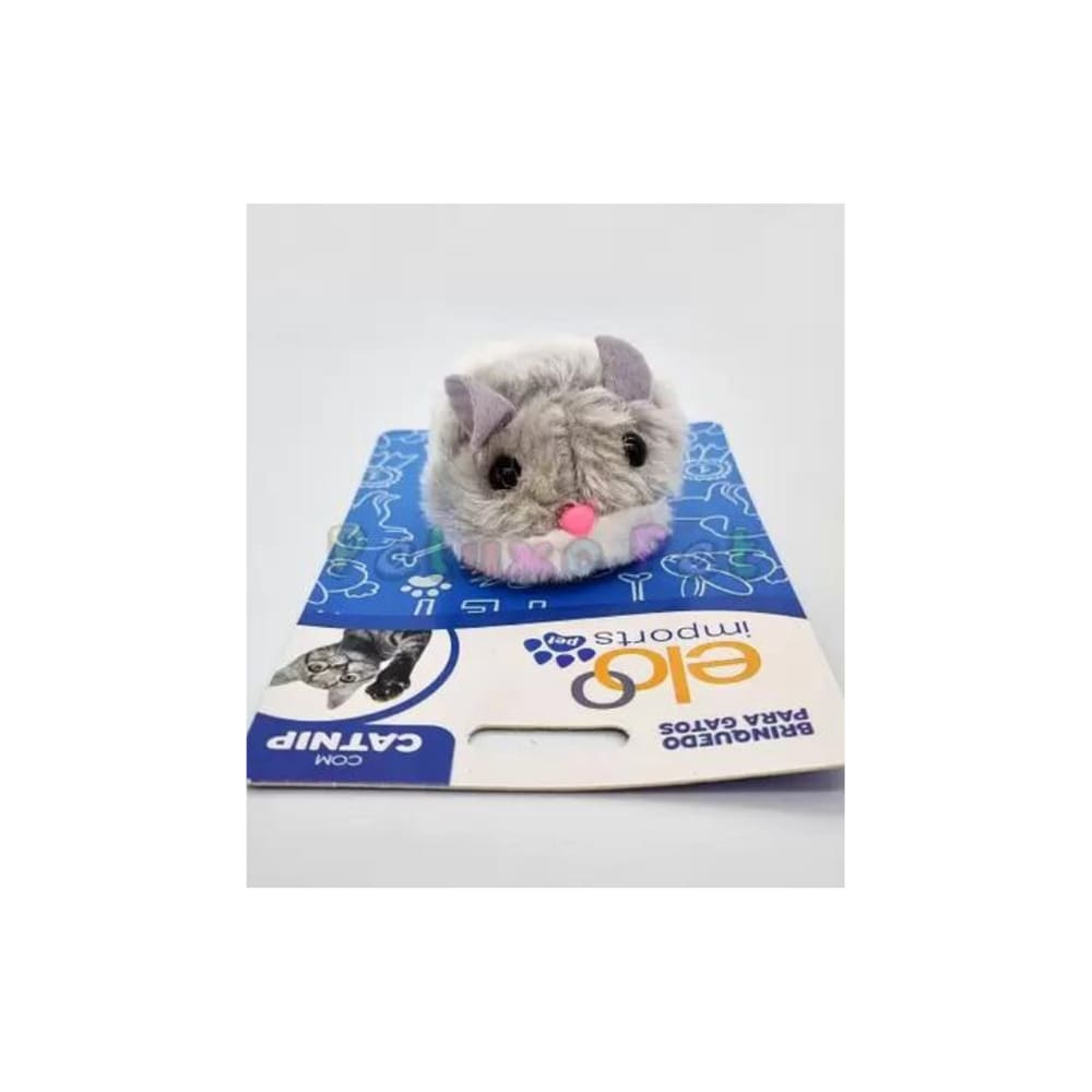Ratinho Brinquedo para Gatos com Catnip - Rato que Vibra