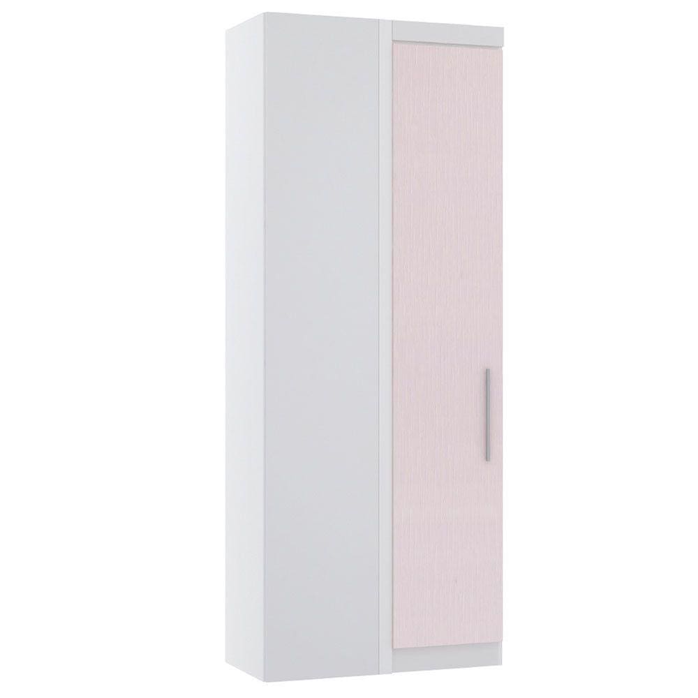 Guarda Roupa de Canto Reto Modulado 90cm 1 Porta Alpes Luciane Móveis