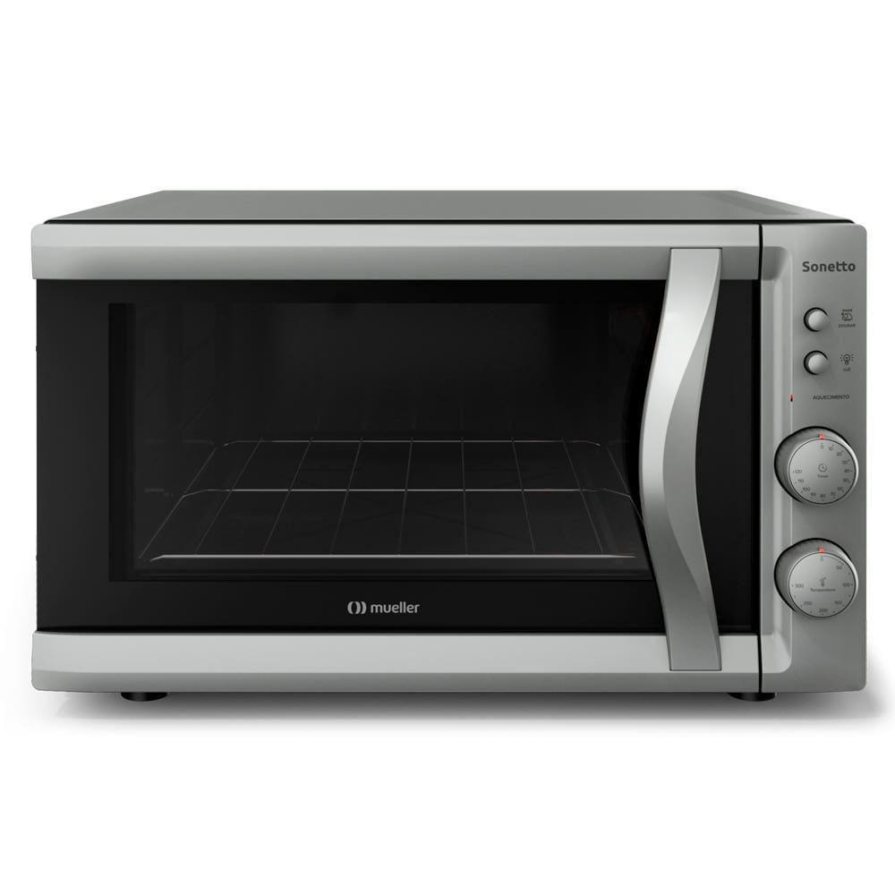 Forno Elétrico de Bancada Mueller Sonetto Titânio 44 Litros 220V