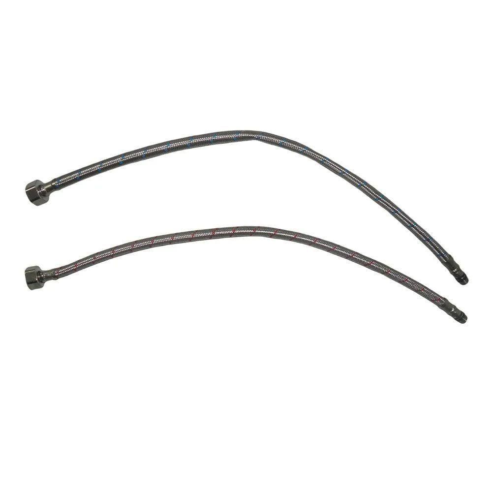 Engate Rabicho Par Monocomando Kit 60 Uni Mangueira Torneira Misturador Agua Quente Fria Flexivel