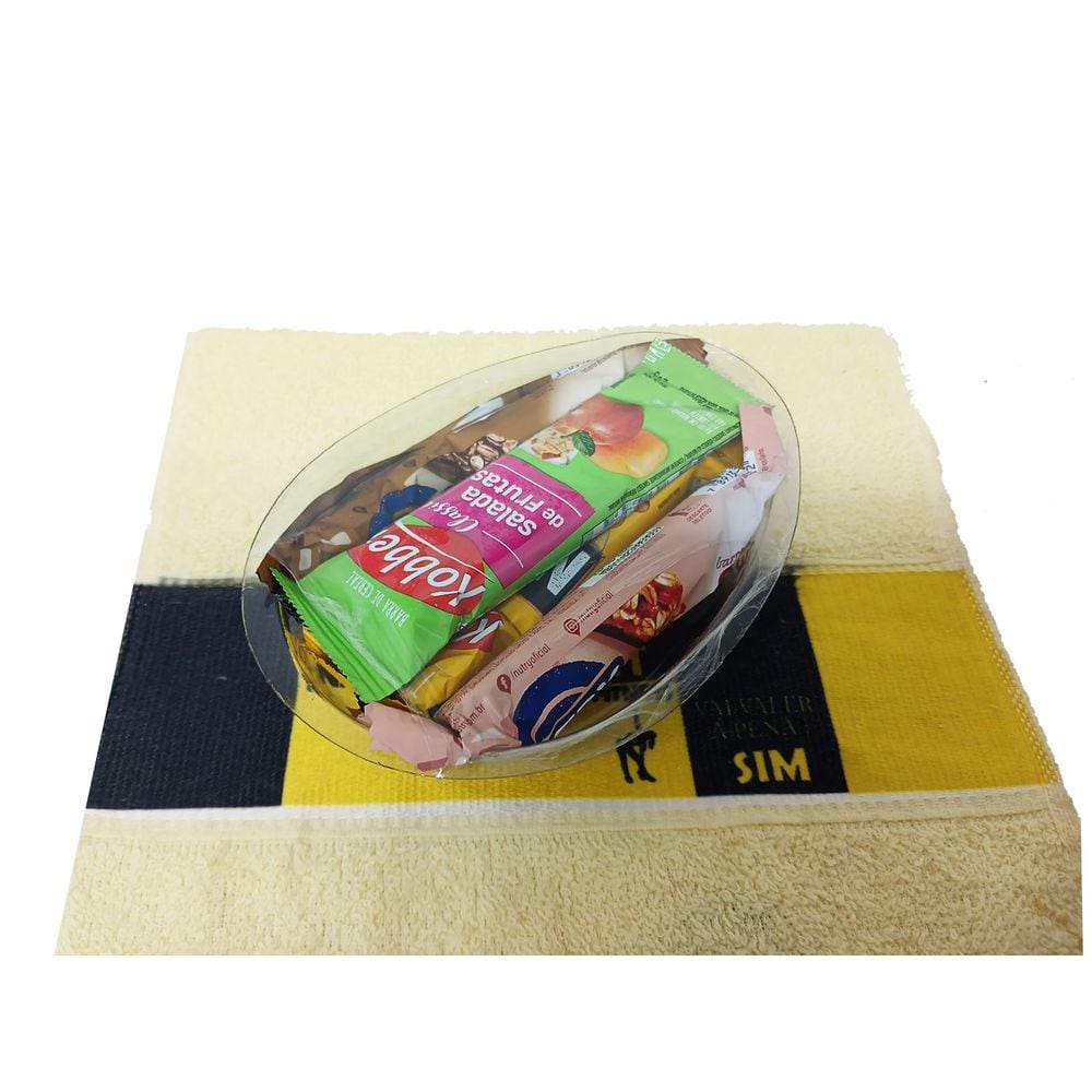 Presente de Páscoa Fit Barra de Cereais Diversas + Toalhinha para malhação