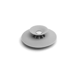 Ralo Válvula Tampa Em Silicone Cozinha Banheiro Tanque Cinza