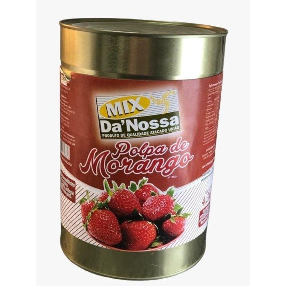 Polpa De Morango 4,3kg - Da Nossa