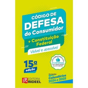 Código De Defesa Do Consumidor + Constituição Federal Visível E Acessível - 2024