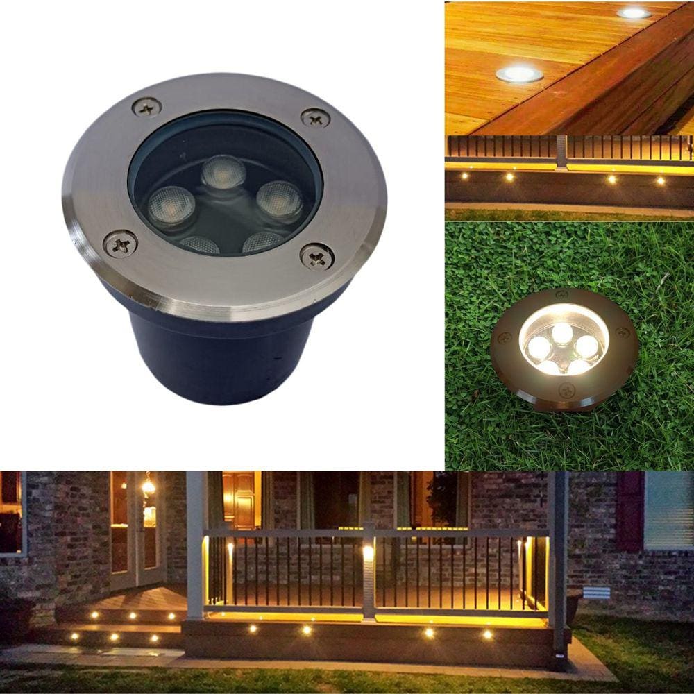 Balizador Spot Led Embutir Chao Piso Jardim Pontofrio