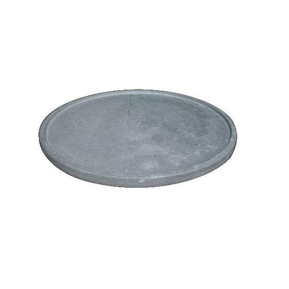 Forma de pizza em pedra sabão  de 20 cm sem alças e sem aro