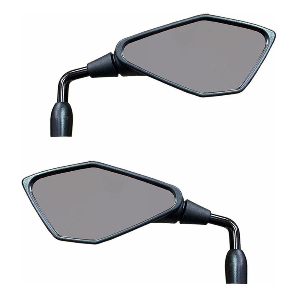 Par Espelho Retrovisor Modelo Kawasaki Z400 Mini Fixo Honda